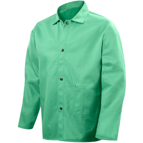 Steiner 12 oz Flame Resistant Cotton Jacket, 30" Green, Large
