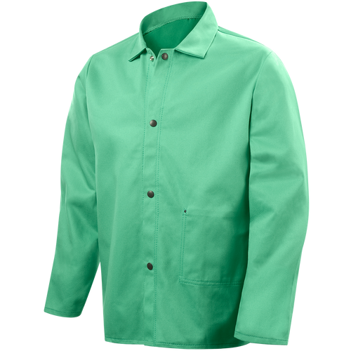 Steiner 12 oz Flame Resistant Cotton Jacket, 30" Green, 4X-Large Steiner 12 oz Flame Resistant Cotton Jacket, 30" Green, 4X-Large