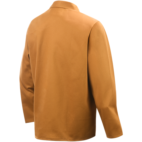 Steiner 12 oz Flame Resistant Cotton Jacket, 30" Brown, Large