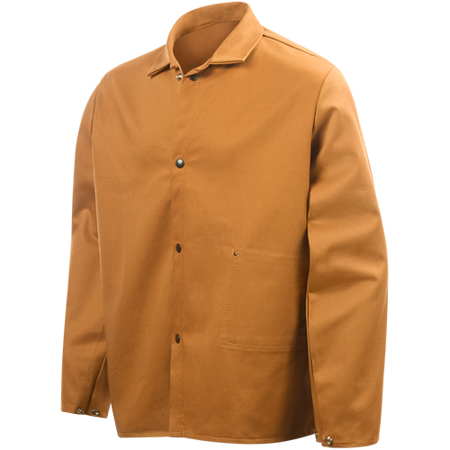 Steiner 12 oz Flame Resistant Cotton Jacket, 30" Brown, X-Large Steiner 12 oz Flame Resistant Cotton Jacket, 30" Brown, X-Large