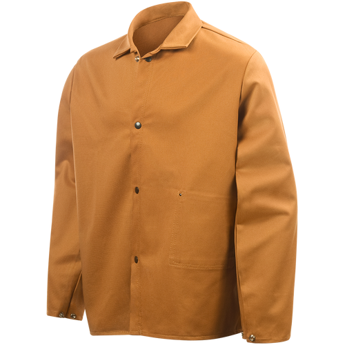 Steiner 12 oz Flame Resistant Cotton Jacket, 30" Brown, 2X-Large