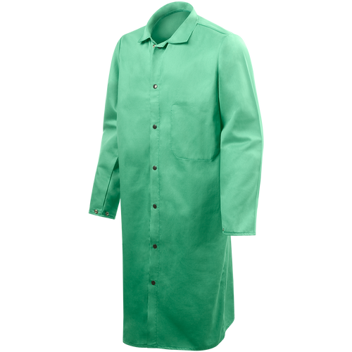 Steiner 9 oz Flame Resistant Cotton Jacket, 45" Green, 4X-Large Steiner 9 oz Flame Resistant Cotton Jacket, 45" Green, 4X-Large