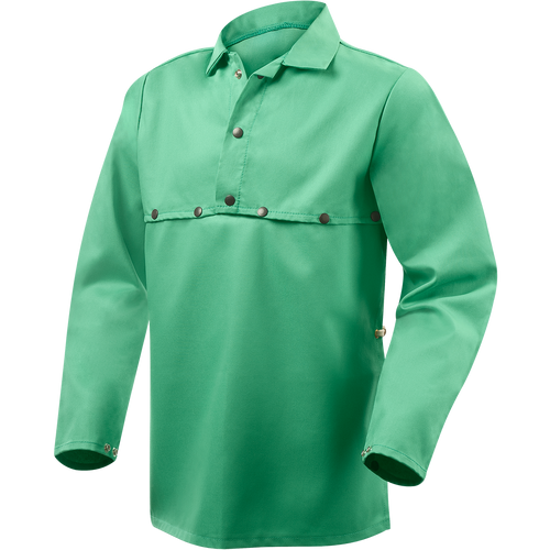 Steiner 9 oz Flame Resistant Cotton Cape Sleeves With 19" Bib, Green, 3X-Large