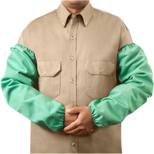 Steiner 12 oz Flame Resistant Cotton Sleeves, Standard Elastic, 23" Green