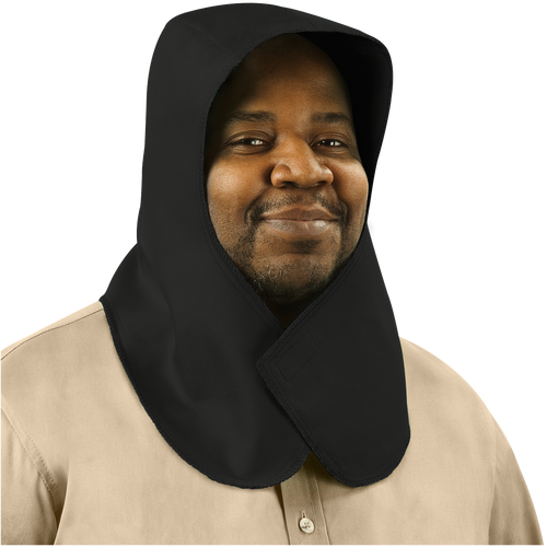 Steiner CF Carbonized Fiber Hood With Neck Drape, Black, One Size Fits Most