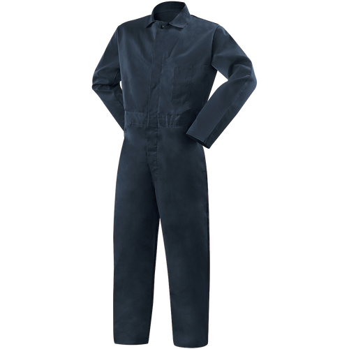 Steiner 9 oz Flame Resistant Cotton Coveralls, Navy Blue, X-Large Steiner 9 oz Flame Resistant Cotton Coveralls, Navy Blue, X-Large