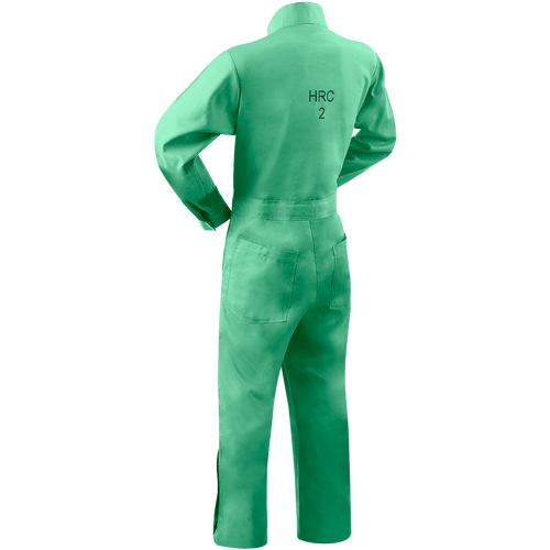 Steiner Arc ProTech 9 oz Cotton Arc Resistant Coveralls, NFPA 70E, ATPV 10.0 cal/cm², Green, 3X-Large Steiner Arc ProTech 9 oz Cotton Arc Resistant Coveralls, NFPA 70E, ATPV 10.0 cal/cm², Green, 3X-Large
