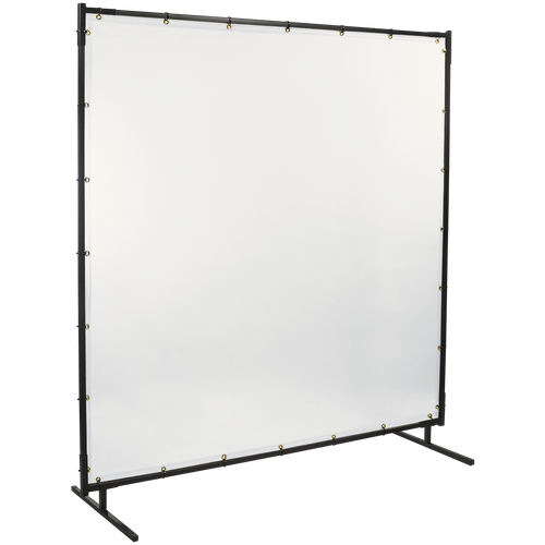 Steiner Protect-O-Screen Classic Welding Screen With 16 mil Clear Vinyl Curtain, 6' x 8'
