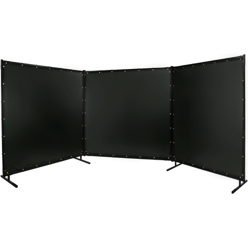Steiner Protect-O-Screen HD Welding Screen With 14 mil Shade 8 Tinted Transparent Vinyl Curtain, 6' x 6'