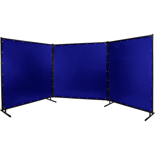 Steiner Protect-O-Screen HD Welding Screen With 14 mil Blue Tinted Transparent Vinyl Curtain, 6' x 10'