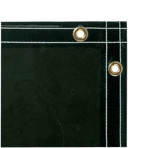 Steiner ArcView 14 mil Dark Green Tinted Transparent Vinyl Welding Curtain, 6' x 10'