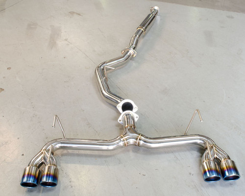 Titanium Tip Catback Exhaust w/O Muffler Subaru STI Hatch 08-14 | WRX Hatch 11-14 Agency Power Titanium Tip Catback Exhaust w/O Muffler Subaru STI Hatch 08-14 | WRX Hatch 11-14 Agency Power
