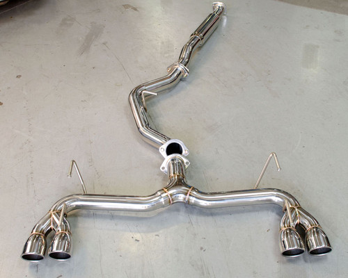 Stainless Tip Catback Exhaust w/O Muffler Subaru STI Hatch 08-14 | WRX Hatch 11-14 Agency Power Stainless Tip Catback Exhaust w/O Muffler Subaru STI Hatch 08-14 | WRX Hatch 11-14 Agency Power