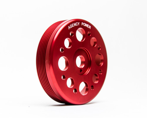 Lightweight Crank Pulley Red Scion FRS | Subaru BRZ | Toyota GT-86 Agency Power