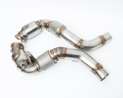 High Flow Cat Down Pipes 15-17 BMW F85 X5M | F86 X6M Agency Power High Flow Cat Down Pipes 15-17 BMW F85 X5M | F86 X6M Agency Power