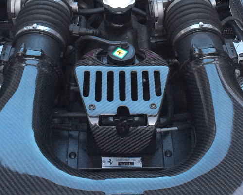 Carbon Fiber Engine Lock Cover 10-15 Ferrari 458 Agency Power Carbon Fiber Engine Lock Cover 10-15 Ferrari 458 Agency Power