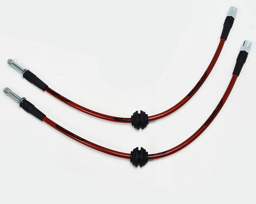 Rear Steel Braided Brake Lines 01-06 BMW E46 M3 Agency Power Rear Steel Braided Brake Lines 01-06 BMW E46 M3 Agency Power