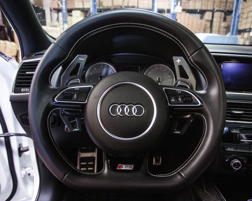 Paddle Shifter Extensions Shadow Gray Audi S and RS Agency Power