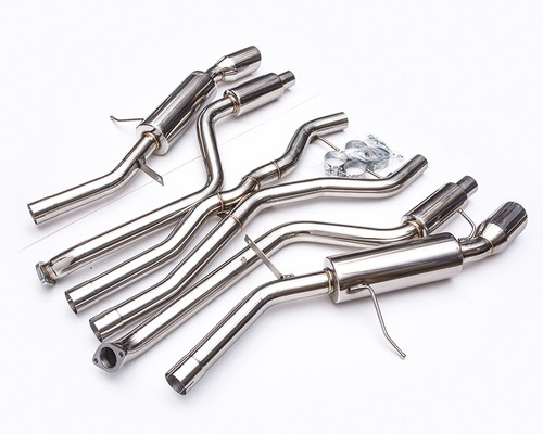 Stainless Steel Dual Tip Catback Exhaust BMW E92 335i 3.0L N54 Agency Power