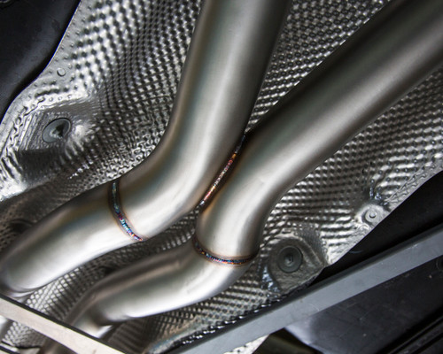 Catback Exhaust System Gold Tips BMW M3|M4 Agency Power