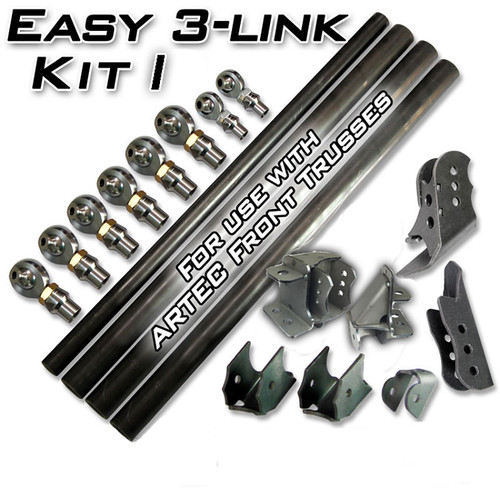 Easy 3 Link Kit I Dual Bracket For Artec Truss Inside Frame Ford 85-91.5 No DOM Artec Industries