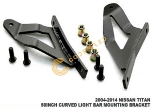 Nissan 2004-2014 50" Curved Light Bar Bracket