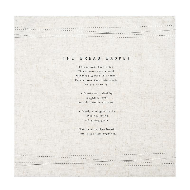 Ceramic Bread Basket and Towel Set Catholic Gifts and More