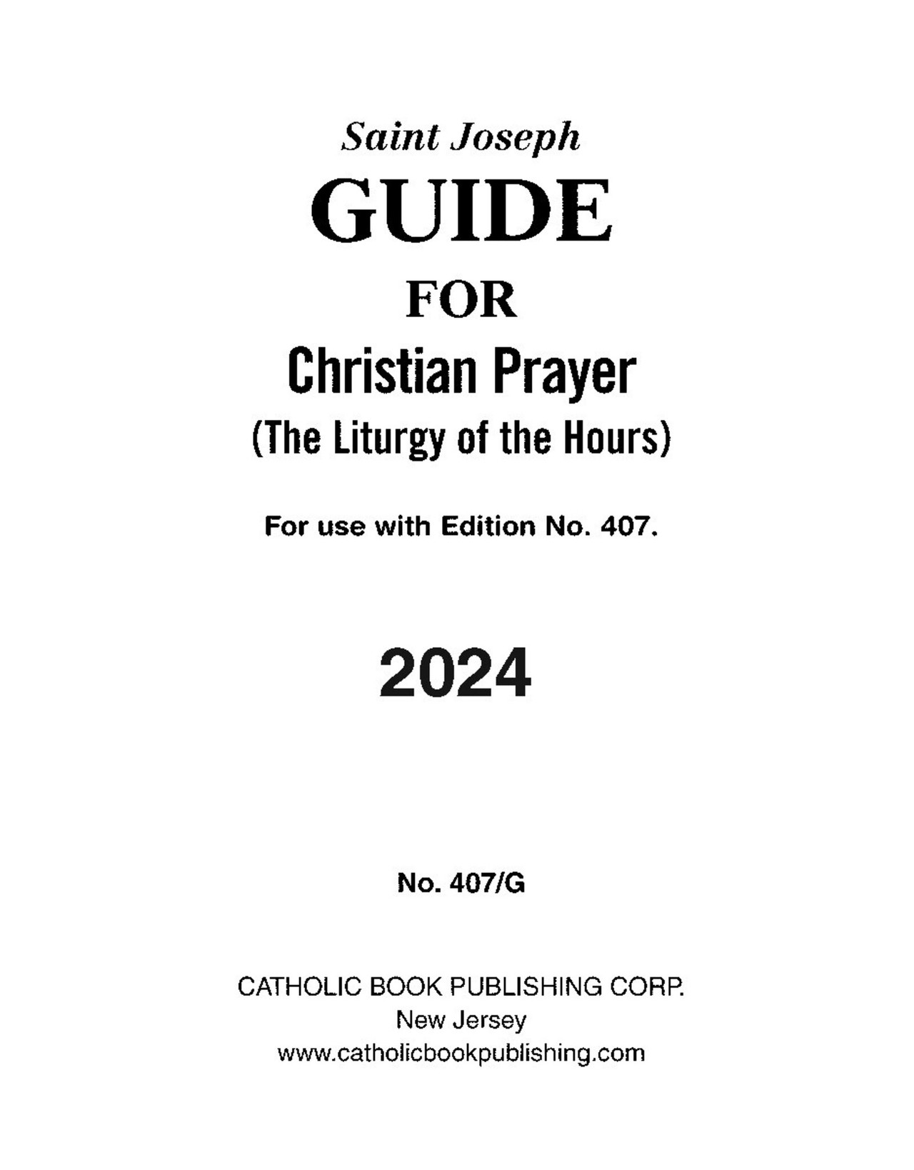 2024 Christian Prayer Guide Catholic Gifts and More