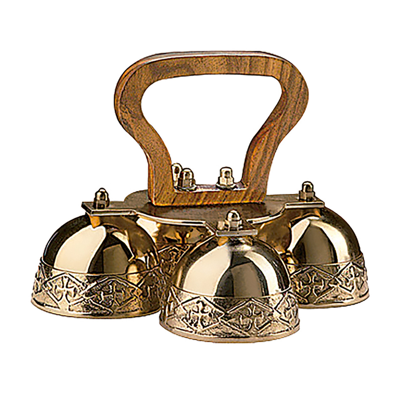 Embossed Brass Altar Bells