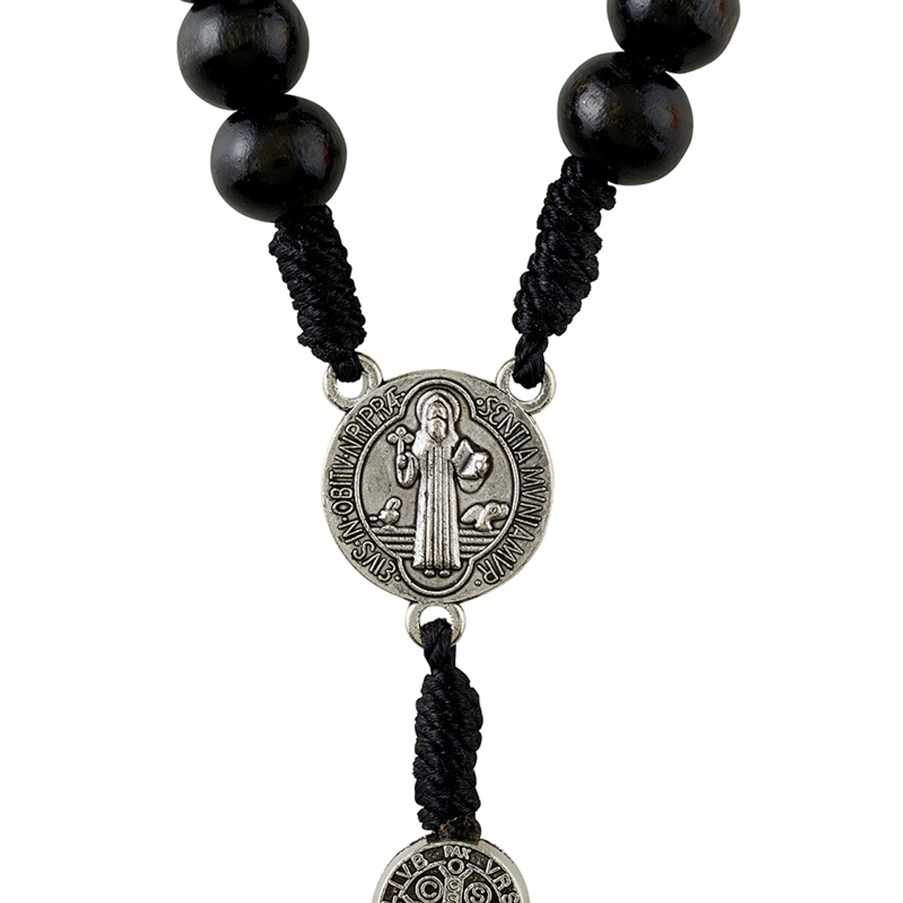Gemstone St. Benedict Medals Bracelet - 6/pk