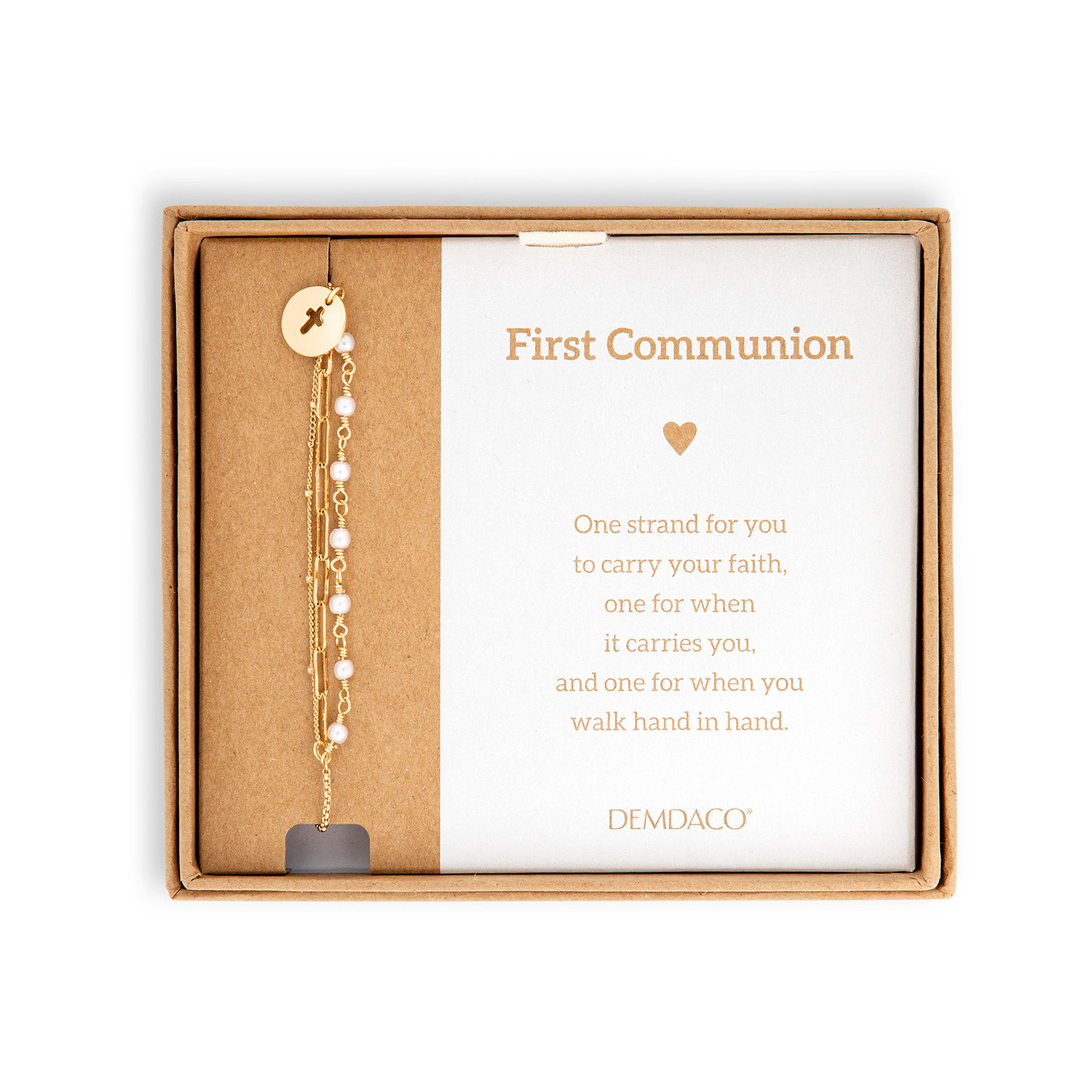 GOLD FIRST COMMUNION BRACELET GIFT BOXED | FC10B | Home