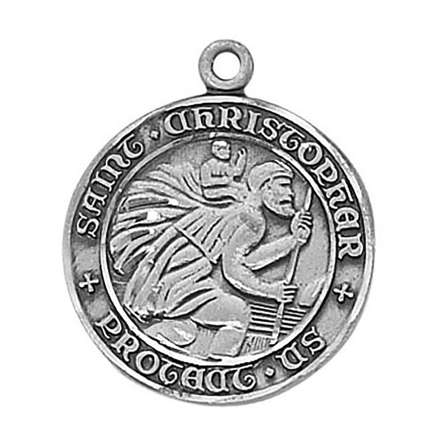 Sterling Silver St Christopher In Collectible Christian Medals For Sale - Foto 14