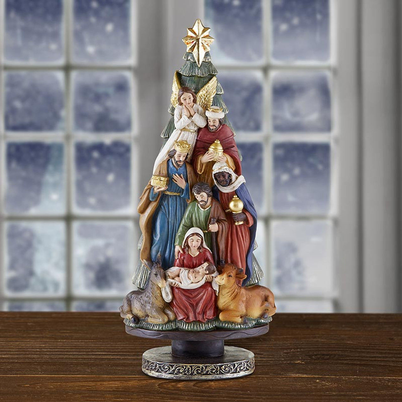 Nativity Christmas Tree Figure