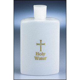 Cross Holy Water Bottles - 12/pk