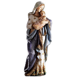 Ornate Madonna and Child Statue