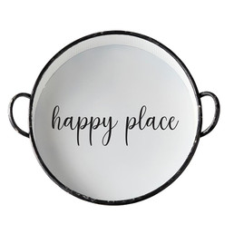 Happy Place - Round Serving Tray Happy Place - Round Serving Tray