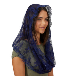 Infinity Chapel Veils - Blue - 2/pk