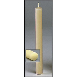 100% Beeswax Altar Candles - 7/8 x 8" - 36/bx