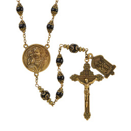 Vintage Rosary - Saint Joseph