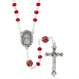 Marble Stone Divine Mercy Rosary