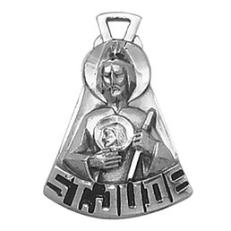 Saint Jude Catholic Medal in Sterling Silver