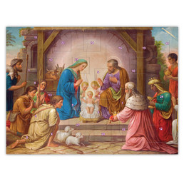 Vintage Nativity Advent Calendars Vintage Nativity Advent Calendars