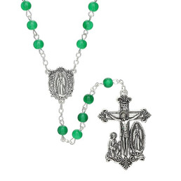 Emerald Our Lady of Guadalupe Guilia Signorelli Rosary