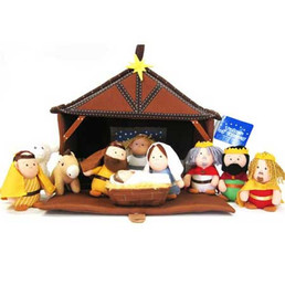 Plush Nativity Playset 