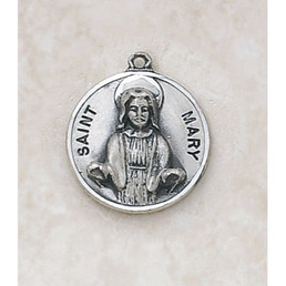 Saint Mary Medal - in Sterling Silver