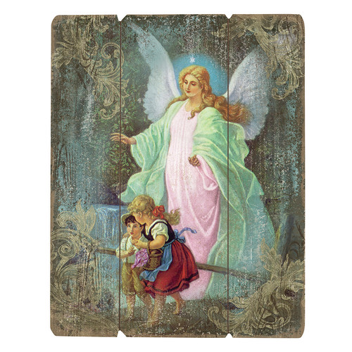Classic Guardian Angel Pallet Sign