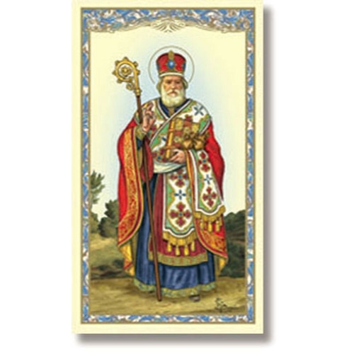 Saint Nicholas Holy Cards - 100/pk