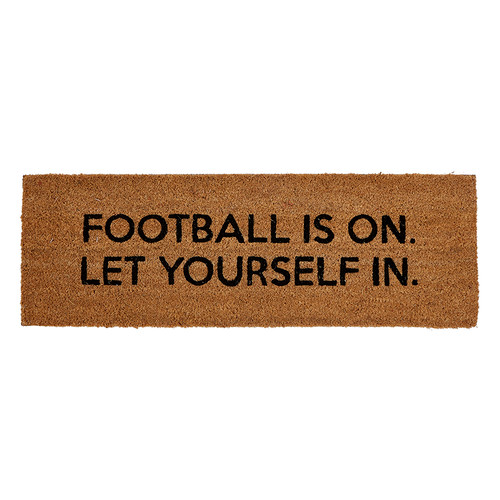 Football Is On - Door Mat