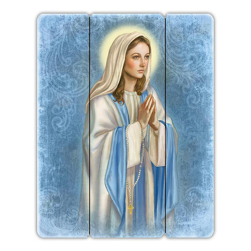 Our Lady of the Rosary - Pallet Sign