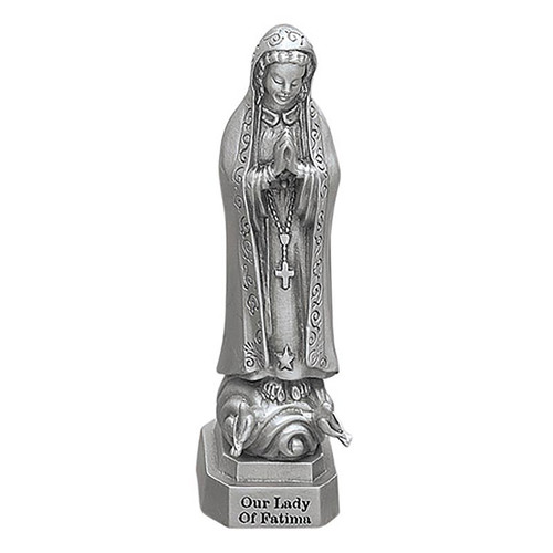 Our Lady of Fatima Pewter Statuette